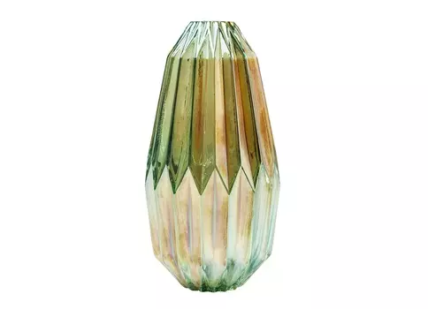 Ваза glamour (kare) зеленый 14x29x14 см.