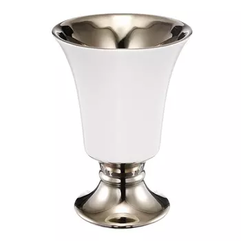 Ваза (glasar) белый 10.0x14.0x10.0 см.