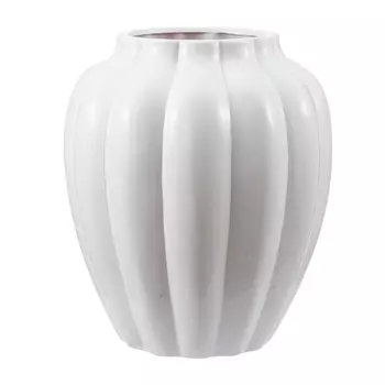 Ваза (glasar) белый 29.0x35.0x29.0 см.
