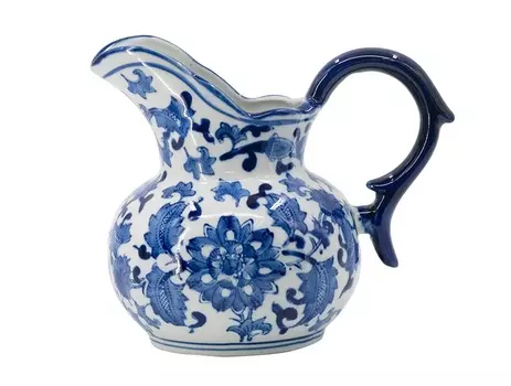 Ваза (glasar) синий 16.0x20.0x22.0 см.