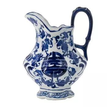 Ваза (glasar) синий 17.0x21.0x23.0 см.