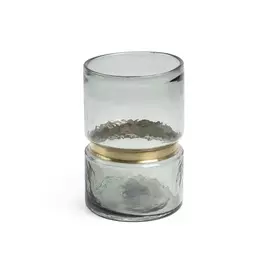 Ваза jambala (la forma) серый 23 см.