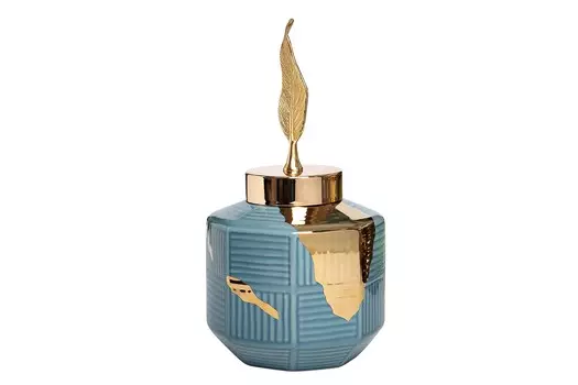 Ваза керамическая (garda decor) мультиколор 32 см.