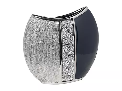 Ваза керамическая (garda decor) синий 10x28x26 см.