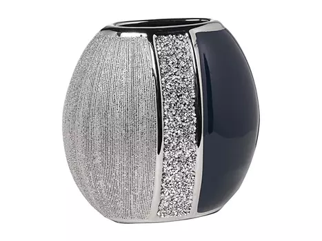 Ваза керамическая (garda decor) синий 19x20x11 см.