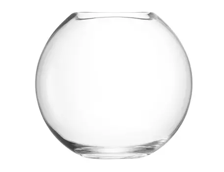 Ваза круглая globe (lsa international) прозрачный 24 см.
