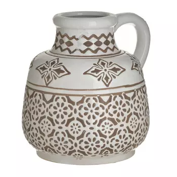 Ваза-кувшин (to4rooms) белый 20x23x20 см.