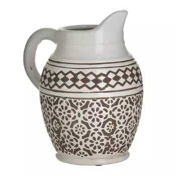 Ваза-кувшин (to4rooms) белый 21x25x17 см.