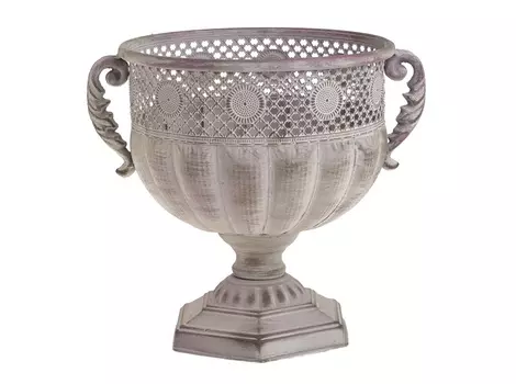 Ваза lanester (to4rooms) серый 30x27x24 см.