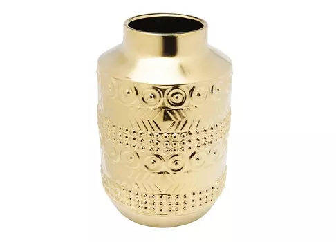 Ваза machu picchu (kare) золотой 21x31x21 см.