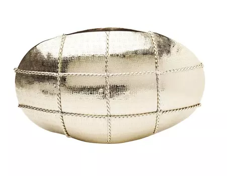 Ваза mesh (kare) золотой 53x30x18 см.