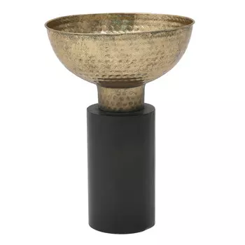 Ваза на подставке cure (to4rooms) золотой 27 см.