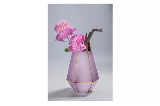 Ваза pastel (kare) фиолетовый 21x26x21 см.