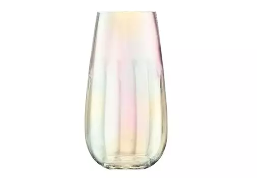 Ваза pearl (lsa international) прозрачный 28 см.