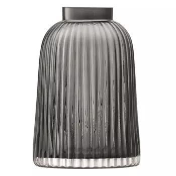 Ваза pleat (lsa international) серый 20 см.