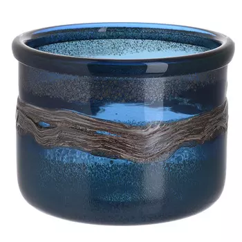 Ваза refuse (to4rooms) синий 17.0 см.