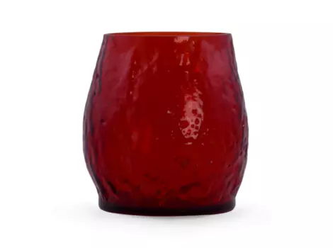 Ваза ribbade (desondo) красный 20 см.