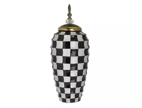 Ваза с крышкой aba (to4rooms) мультиколор 58 см.