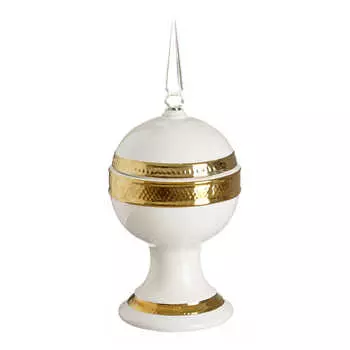 Ваза с крышкой befitting (to4rooms) мультиколор 38 см.