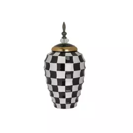 Ваза с крышкой chamber (to4rooms) мультиколор