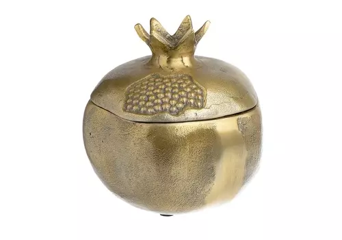 Ваза с крышкой cornelis (to4rooms) золотой 16.0 см.