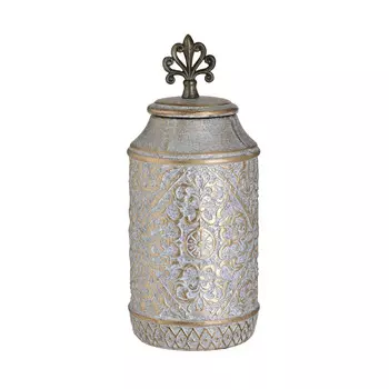 Ваза с крышкой groenlo (to4rooms) серый 33 см.