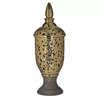 Ваза с крышкой house (to4rooms) золотой 48.0 см.