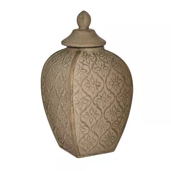 Ваза с крышкой measly (to4rooms) бежевый 30 см.