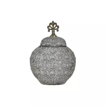 Ваза с крышкой (to4rooms) серый 23x31x14 см.
