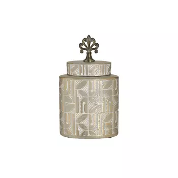 Ваза с крышкой (to4rooms) золотой 17x30x12 см.