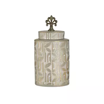 Ваза с крышкой (to4rooms) золотой 17x35x12 см.