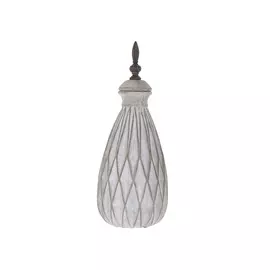 Ваза с крышкой umi (to4rooms) серый 15x42x15 см.