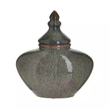 Ваза с крышкой uneasa (to4rooms) черный 30.0x33.0x16.0 см.