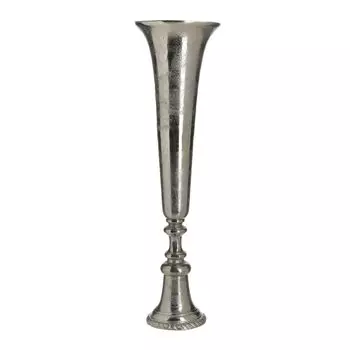 Ваза серебристая (to4rooms) серебристый 20x20x72 см.