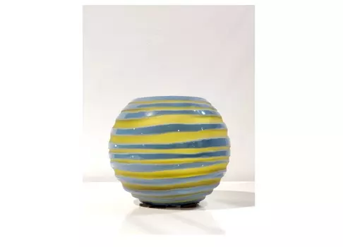 Ваза striation (kare) мультиколор 12x10x12 см.