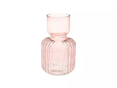 Ваза sweet story (ogogo) розовый 24 см.