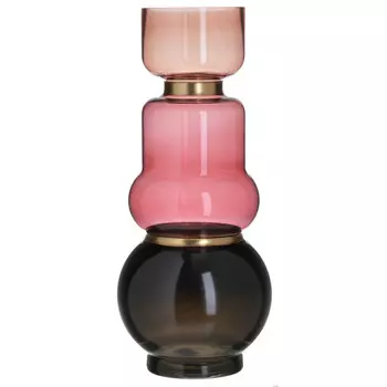 Ваза tangible (to4rooms) розовый 20x45 см.