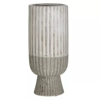 Ваза (to4rooms) белый 14x30x14 см.