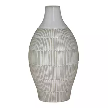 Ваза (to4rooms) белый 15x30x15 см.
