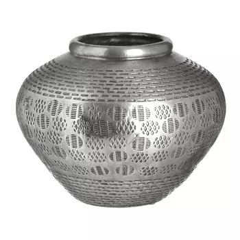 Ваза (to4rooms) серебристый 25x20x25 см.