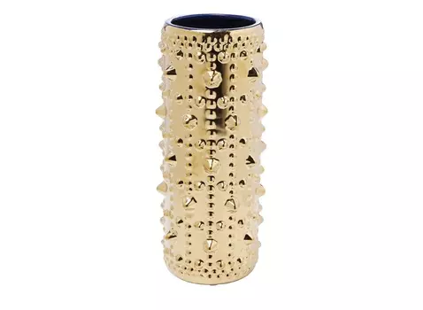 Ваза zelda (kare) золотой 13x33x13 см.