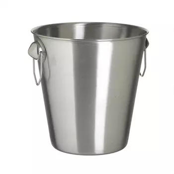 Ведерко для льда kargal (to4rooms) серебристый 24 см.