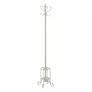 Вешалка напольная (to4rooms) белый 23x175x23 см.