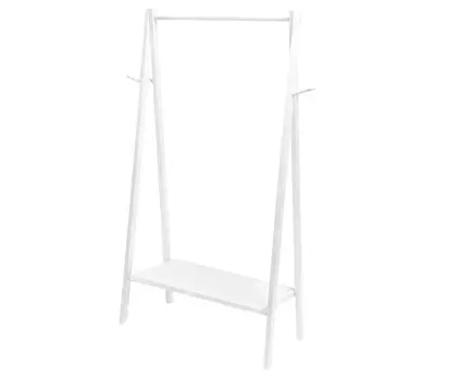 Вешалка напольная (to4rooms) белый 95x160x43 см.
