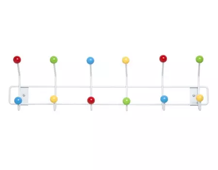 Вешалка настенная colour bud (kare) мультиколор 50x16x7 см.