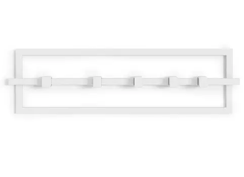 Вешалка настенная cubiko (umbra) белый 53x15x6 см.