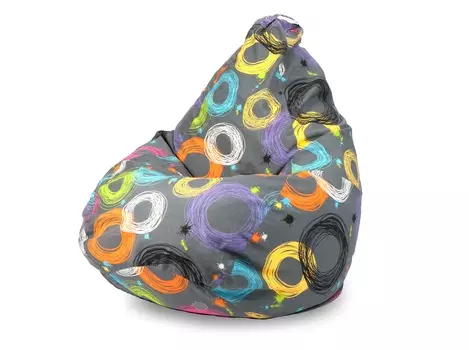 Внешний чехол «груша», xxxl (пуффбери) мультиколор 150x110x100 см.