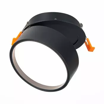 Встраиваемый поворотный светильник st luce встраиваемые светильники st651.438.14 (st luce) черный