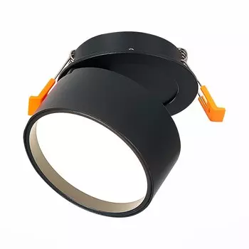 Встраиваемый поворотный светильник st luce встраиваемые светильники st651.448.09 (st luce) черный