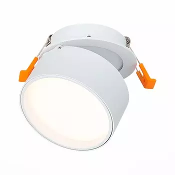 Встраиваемый поворотный светильник st luce встраиваемые светильники st651.538.09 (st luce) белый